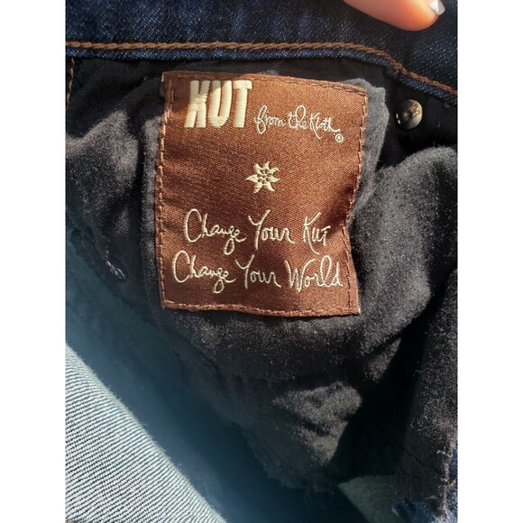 Kut From The Kloth Women's Diana Skinny Jeans Dark Wash Size 12 Blue Denim - Picture 11 of 16